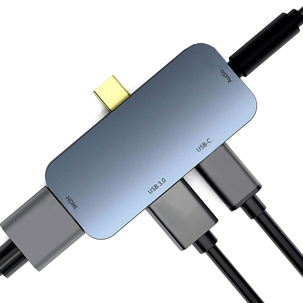 

Адаптер 4 в 1 для USB 3,0 с портом зарядки PD 60 Вт