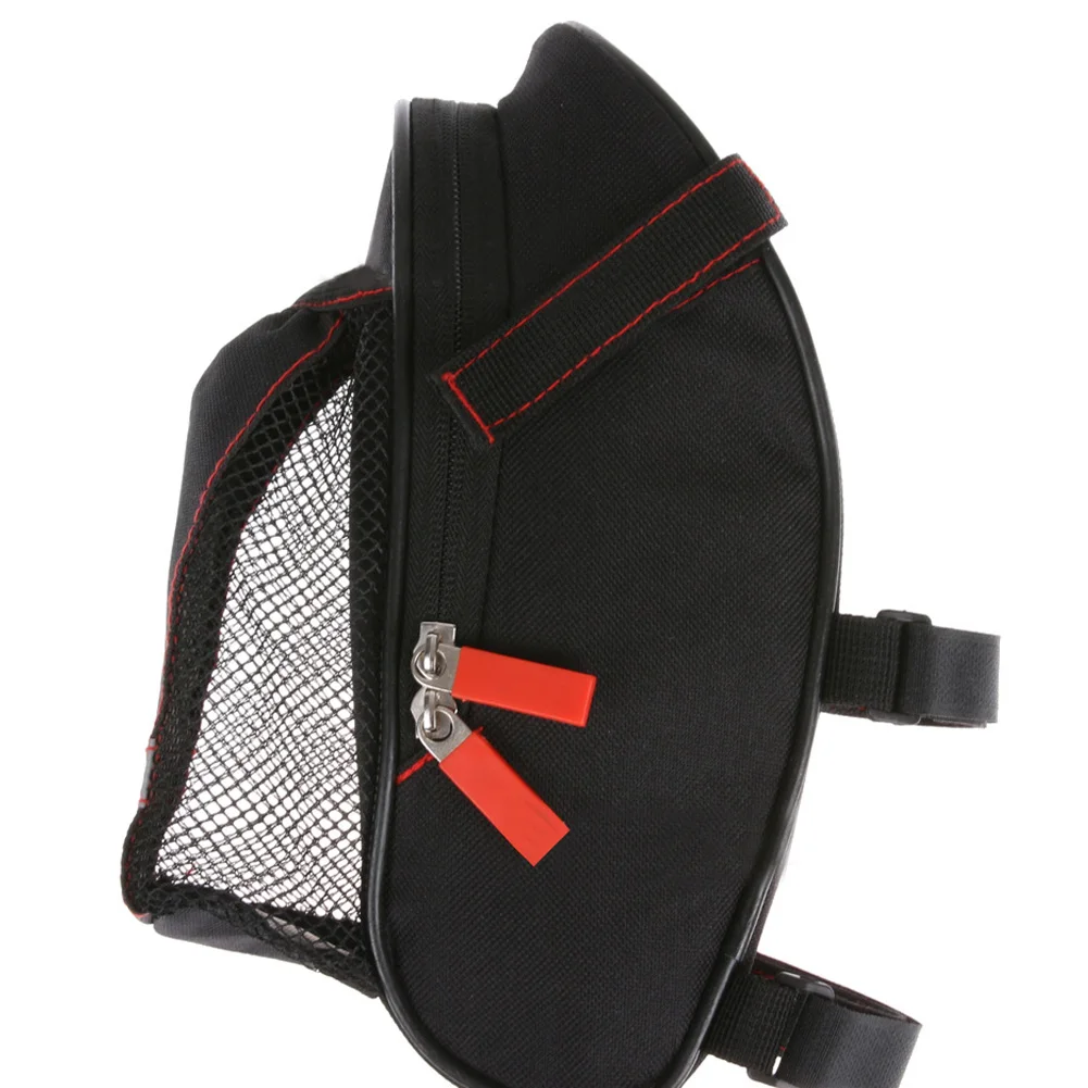 Universal Double Zipper Mesh Accessories Cycling Large Capacity Bicycle Saddle Bag Tail Seat Portable Storage Water Bottle Pouch | Спорт и