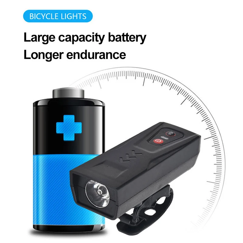 

Фсветильник велосипедный с USB-зарядкой, ярсветильник свет для горного велосипеда, ночная подсветка, звуковой сигнал, Аксессуары для велосип...