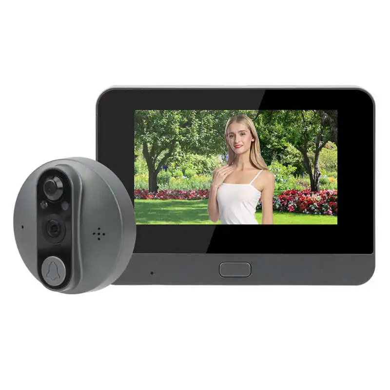 4.3in WiFi видеодомофон с ЖК дисплеем 720P ночное видение Обнаружение движения