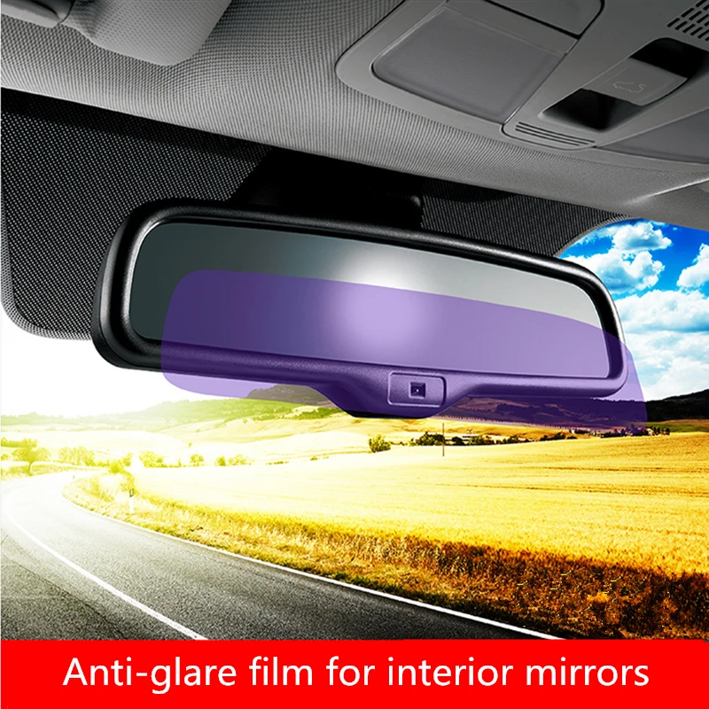 

20*5MM Car Rearview Mirror Rainproof Antifog Nano HD Side Window Full Screen Rainproof Film Car Rearview Mirror Antiglare Film