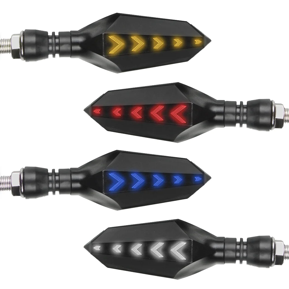 Поворотники для мотоциклов световой поворотник с потоковой водой светодиодная