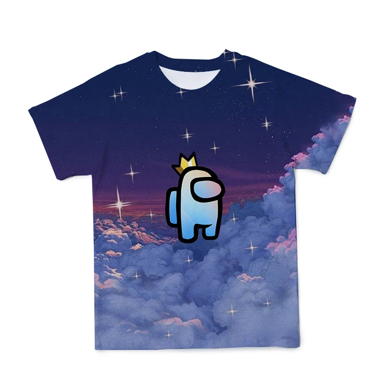 

Summer 3D Among Us O-Neck Game Kids T-shirts Fashion Clothes For Boys/Girls Polyester Sweatshirt Oversized Comfortable Shirts