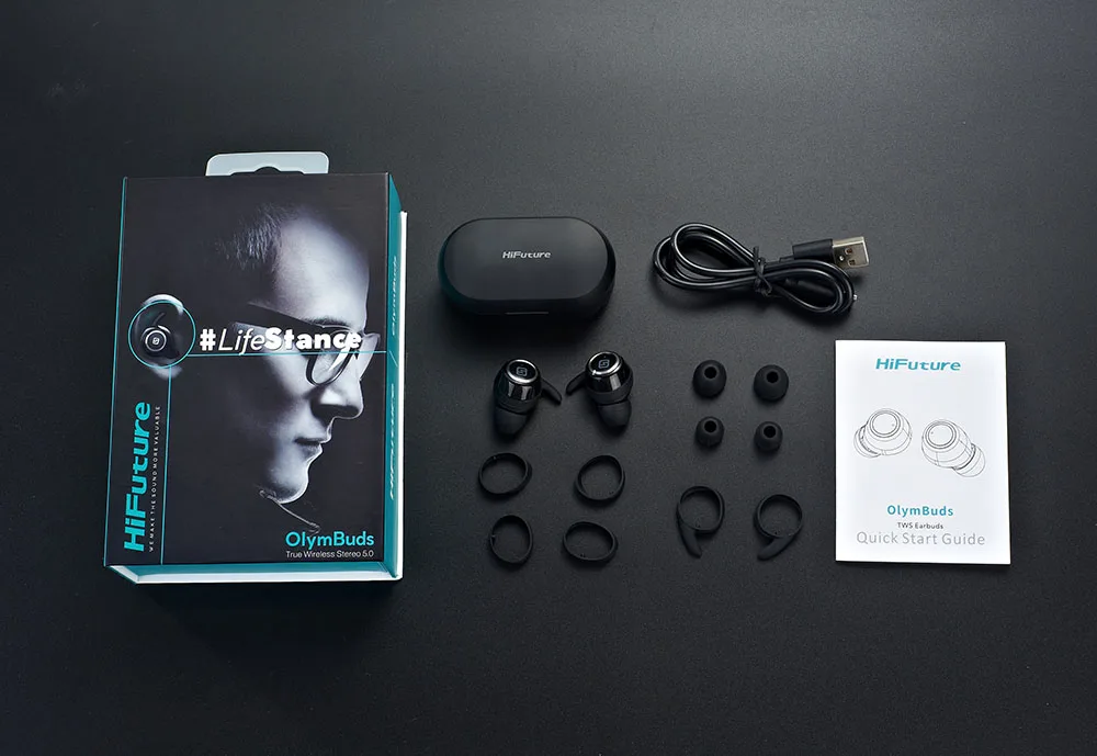 Новые поступления HiFuture настоящие беспроводные наушники Bluetooth 5,0 V воспроизведение и Быстрая зарядка сопряжение шумоподавление Hi-Fi стерео звук