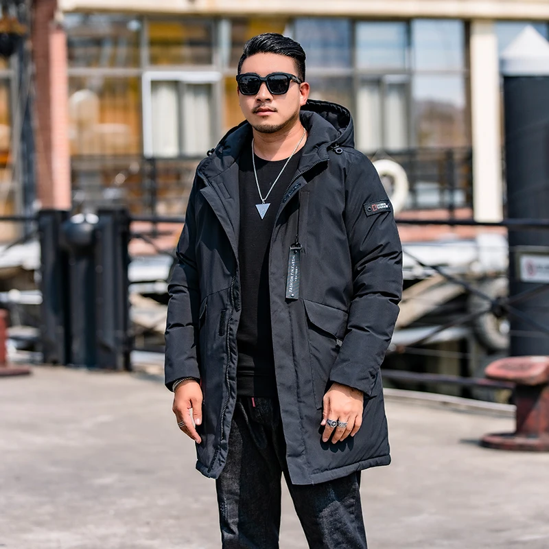 new plus size 10XL 9XL 8XL Casual Men Winter Coat Warm Jacket Medium Long Thickening Windproof For Male Parkers coat | Мужская одежда