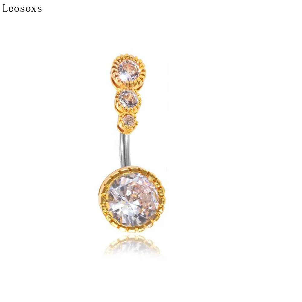 

Leosoxs 1 piece New European and American sexy belly button ring belly button
