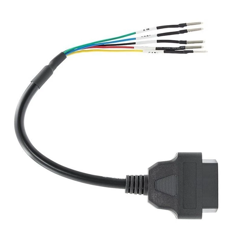 16 контактный разъем OBD OBD2 женский K линия может джемпер тестер соединитель