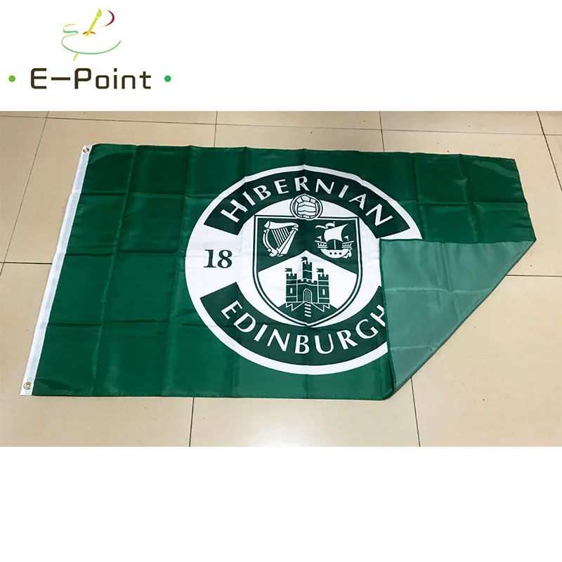 Флаг шотland Hibernian FC 3 фута* 5 футов(90*150 см) размер рождественские украшения для домашнего флага баннер подарки
