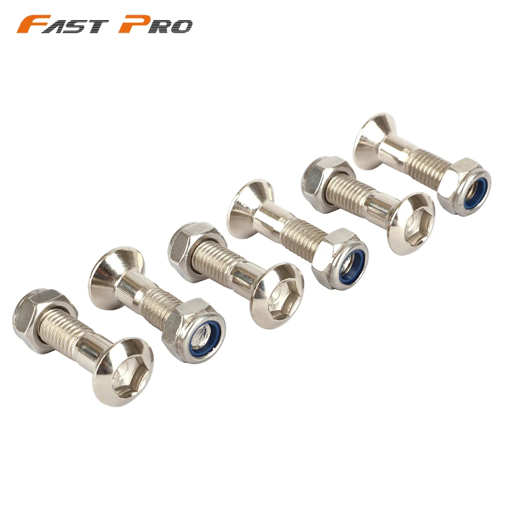 Мотоциклетные 6 шт. Звездочка винтовая крышка заглушка болт для KTM YAMAHA SUZUKI HONDA KAWASAKI