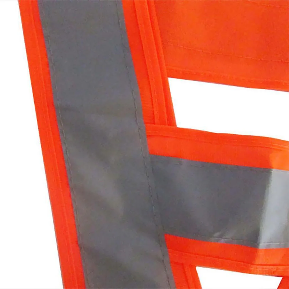 

Men Women Reflective Outdoor High Visibility Traffic Protective Easy Clean Adjustable Comfortable Portable V Shaped Safety Vest