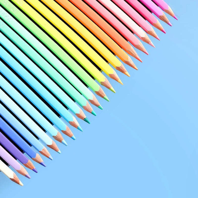 

Marco MACARON COLORS NEW Soft Trendy Pastel Colors Non-toxic Color Pencil Colour Pencils Set For Coloring School Art Supplies