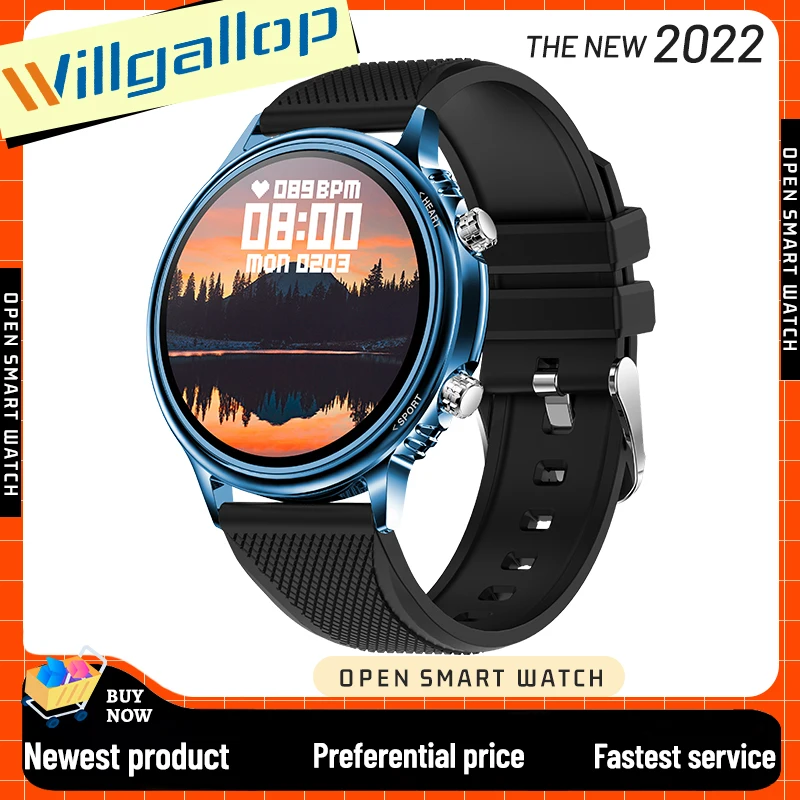 

Willgallop CF81 Smartwatch по индивидуальному заказу обои полный сенсорный Для мужчин Бизнес пульсометр спортивный Водонепроницаемый для iOS и Android