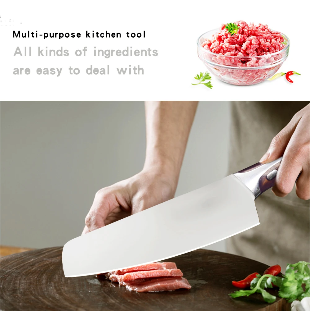 4cr14mov нож из нержавеющей стали разделочные кухонные ножи Мясник измельчитель