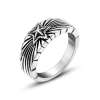 jhsl novelty punk men statement rings silver color 316l stainless steel fashion jewelry gift us size 7 8 9 10 11