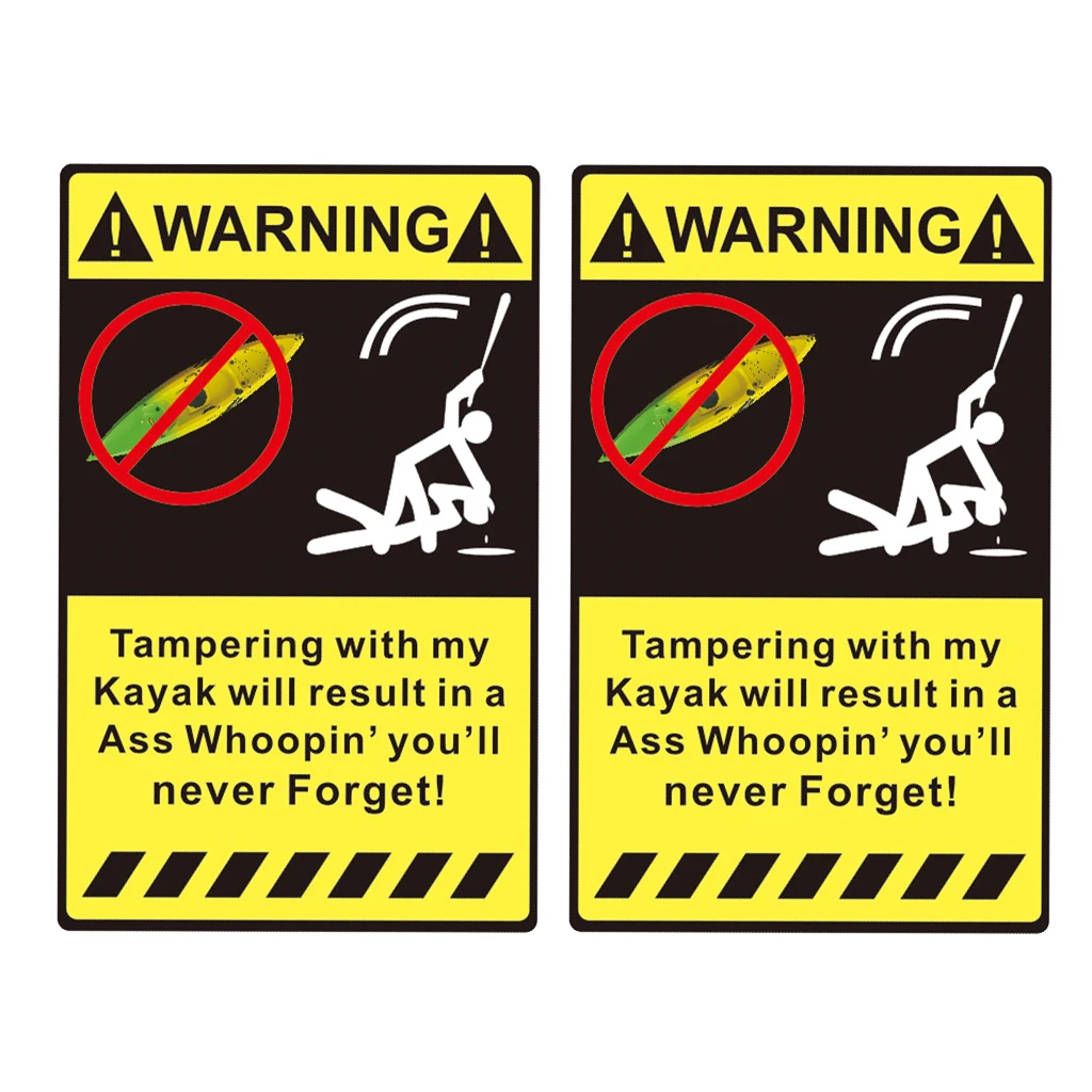 

2 шт., водонепроницаемые наклейки на байдарку