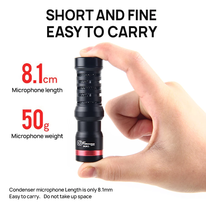 FORZAGO FM 1 конденсаторный аудио видео радионяня беспроводной микрофон mMikrofon для iPhone