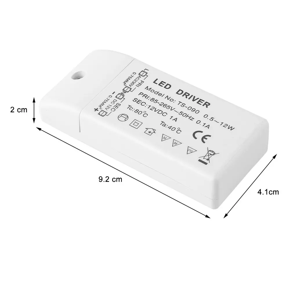 

2018New LED Driver Power Supply Adapter Transformer 220V-240V for MR16/MR11 12V LED Bulbs LED Strips Drop Shipping