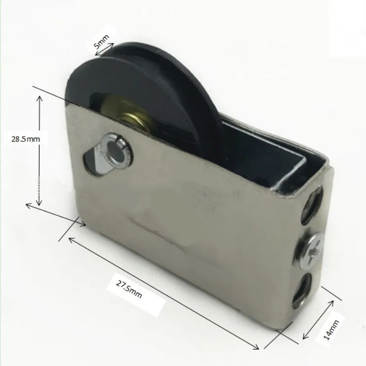 2pcs 70 type U groove single wheel roller series Wardrobe Slide Door Roller for slide door window hardware parts | Обустройство дома