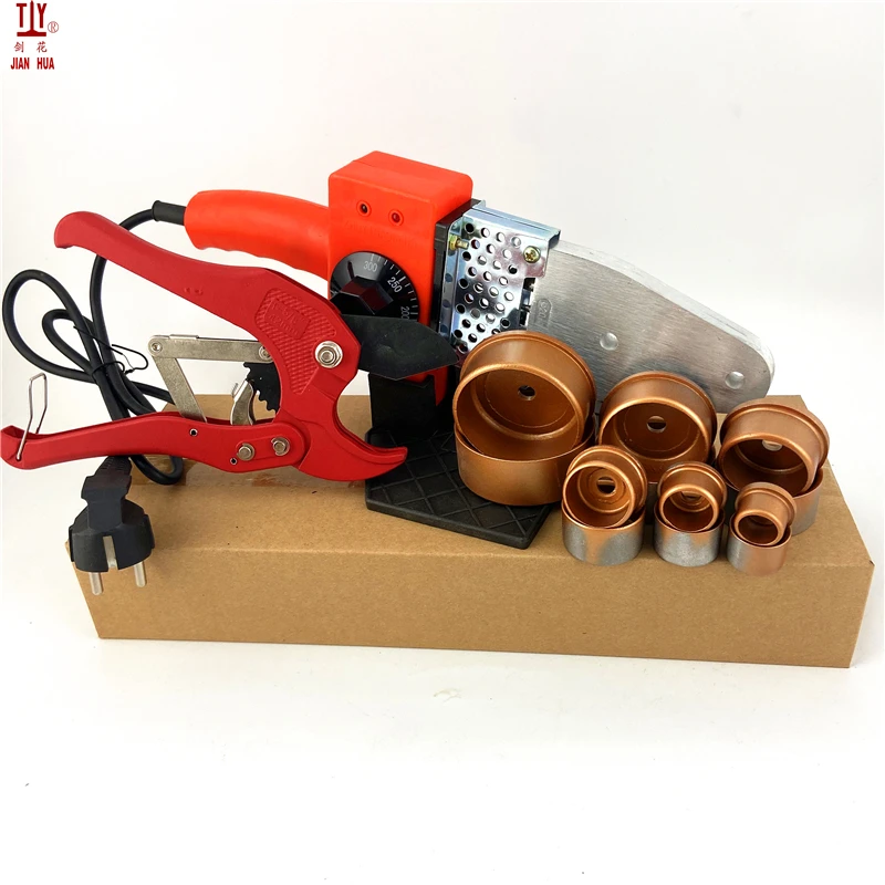 Бесплатная доставка AC220/110V DN20-63mm сварка, сварочный аппарат для ПВХ Пластик сварочного оборудования и Пластик сварки Ppr плавления