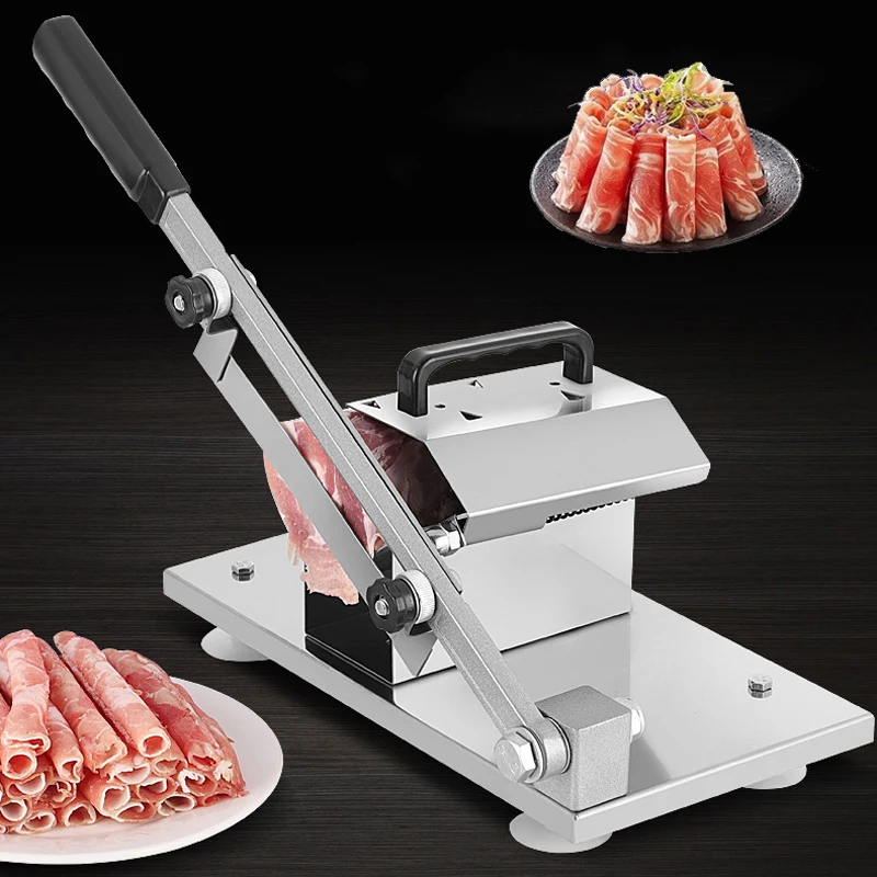 Автоматическая ломтерезка для корма мяса ягненка домашняя ручная машина