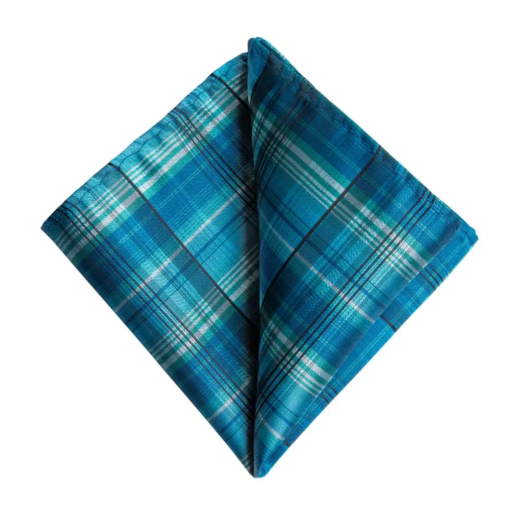 DiBanGu Дизайнерский Модный мужской галстук в синий горошек Шелковый Свадебный для