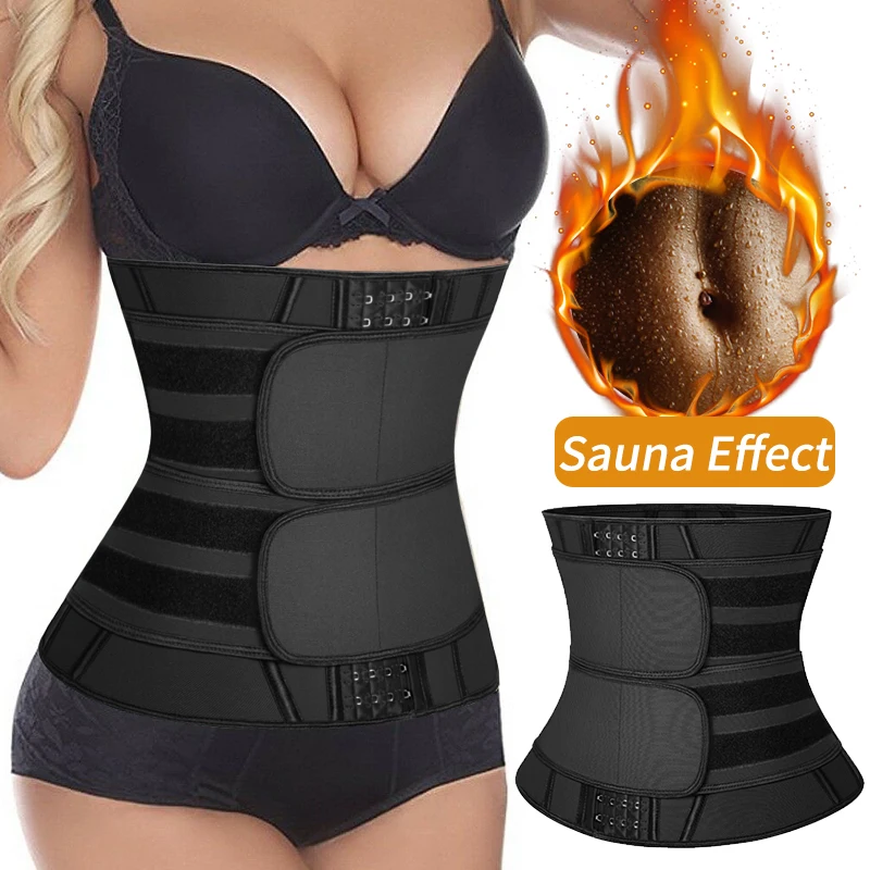 Латексный тренажер для талии корсеты Женский корсет похудения сауна пояс пота