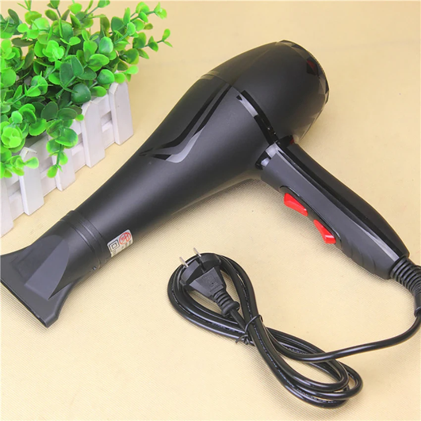 2300W Household Hair Dryer Negative Ion Blue Light Hot Cold Air Hair Dryer, Constant Temperature Hair Care with Concentrator