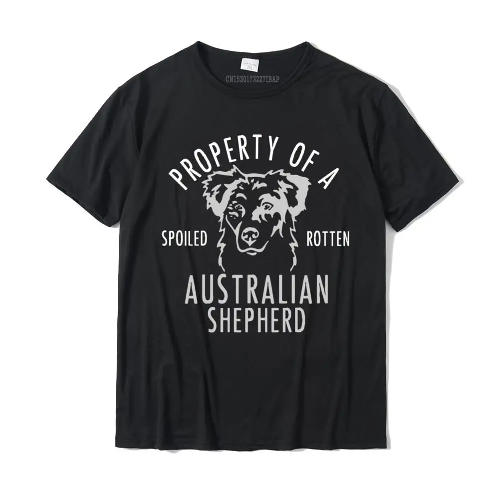 

Australian Shepherd Hoodie Shepard Gifts Camisas Hombre T Shirts Tops T Shirt Prevailing Cotton Custom Printed On Men