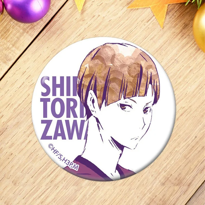

Hot Sale Anime Haikyuu!! Enamel Pin Volleyball Boy Brooch