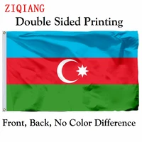 azerbaijan 2013 flag 3x5ft polyester flying size 90x150cm custom high quality double sided printing banner