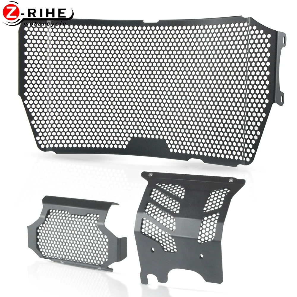 

Motorcycle For Ducati Hypermotard 950 Radiator Guard And SP Oil Cooler Guard And Engine Guard Protector 2019 2020+ Accessories