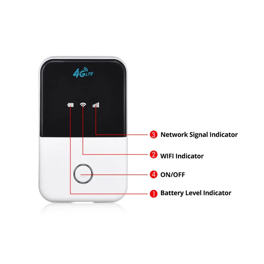 TIANJIE 4G Wifi Router Lte Wireless mini Mobile Wi fi Portable Pocket Hotspot Car 3G 4G Unlocked modem With Sim Card Slot