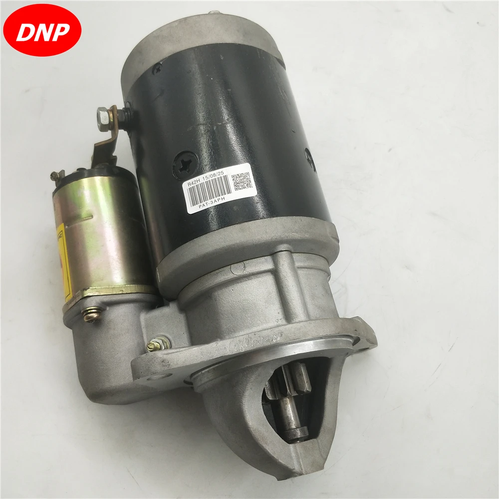 DNP Starter Motor 600-813-2151 For Komatsu Excavator Compressor Engine 4D95/FC60 24V 9T 3.5KW |