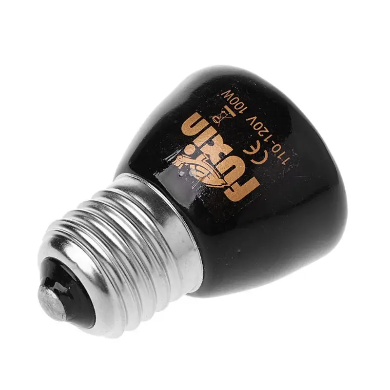 

100W Reptile Pet Breeding Ceramic Emitter Heated Heater Light Lamp Bulb