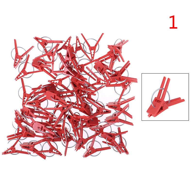 Новое поступление Стиль 50 шт в наборе прочный Пластик зажимы для трансплантата