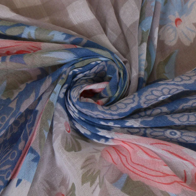 Women Voile Cotton Silk Scarves Female Muslim Hijab Scarf Fashion Lady Girls Popular Islam Headhand Wrap Shawl Lic | Аксессуары для