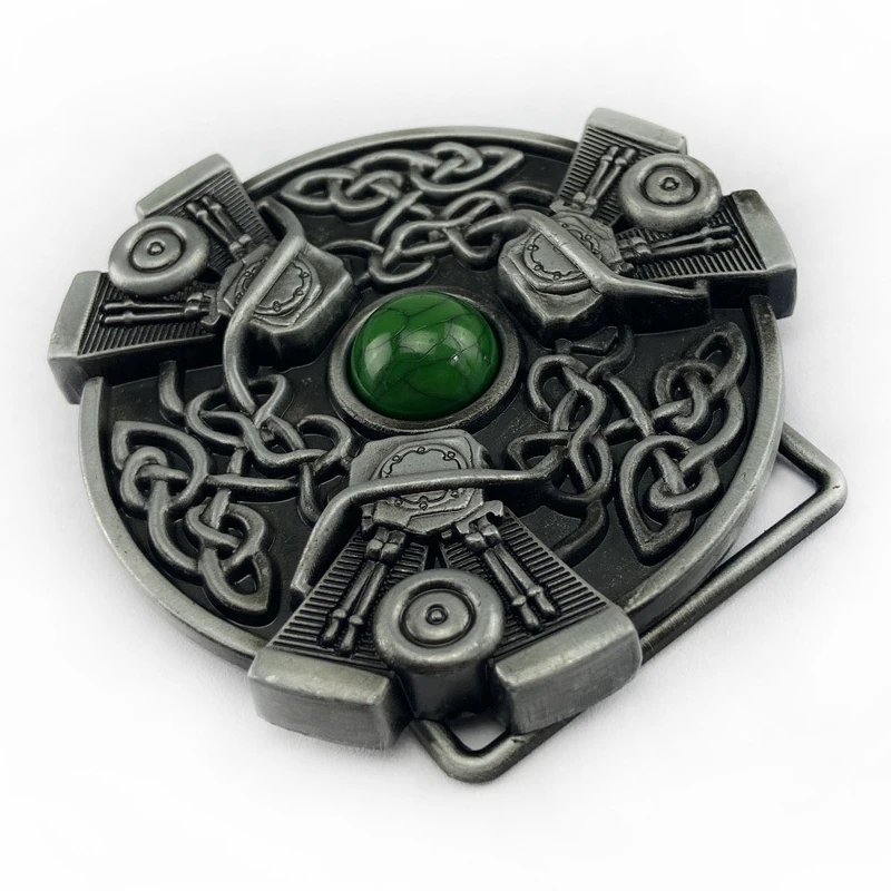 Мотоциклетные пряжки для ремня мужские брендовые Серебристые Металлические