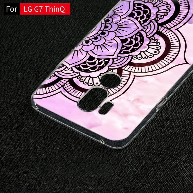 Цветной мягкий чехол с мандалой для LG G5 G6 Mini G7 G8 G8S V20 V30 V40 V50 ThinQ Q6 Q7 Q8 Q9 Q60 W10 W30 Aristo 2 X