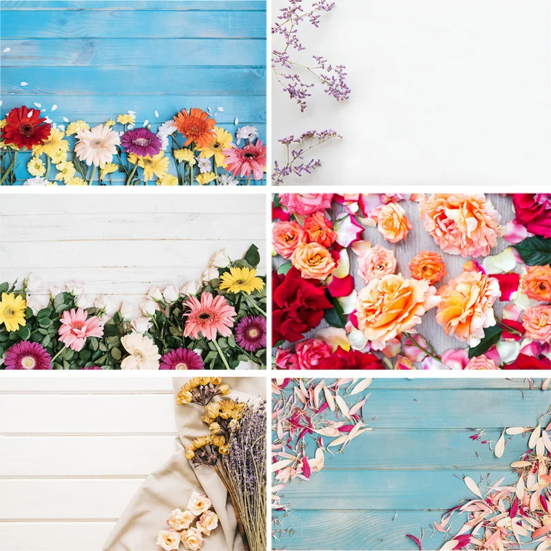 

Vinyl Custom Photography Backdrops Prop Wooden Planks Theme Photography Background 191106DF-03