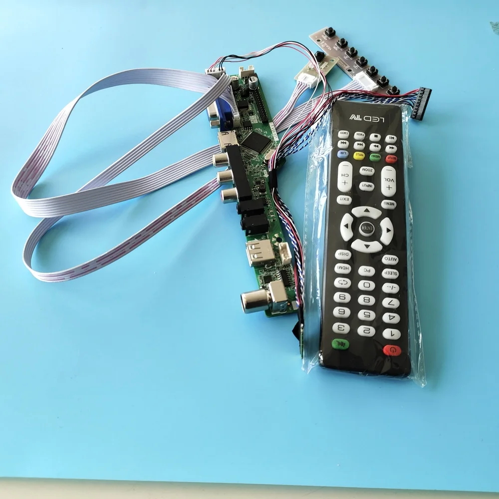 

Kit BT156GW01 V.1/V.6/V.A/V.4/V.3/V.2 Controller Doard Audio 1366X768 LCD DVI VGA Remote HDMI-compatible Panel LED LVDS AV TV