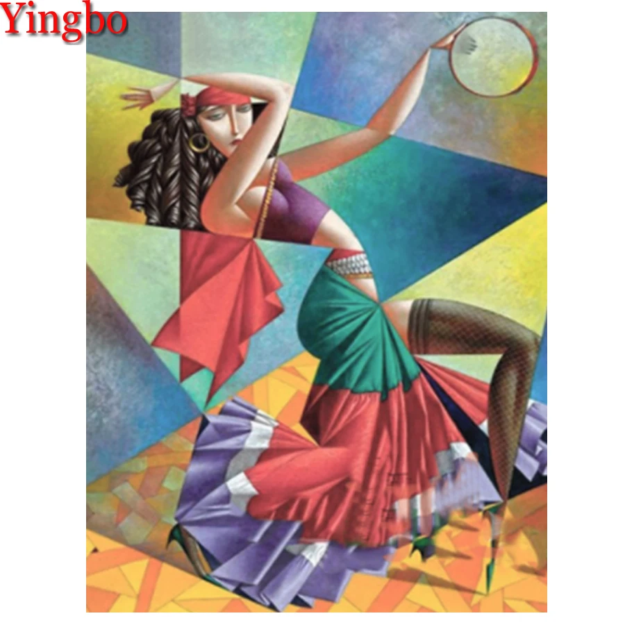 

5D DIY Diamond Painting Europe Woman Full Square Round Driill Diamond Embroidery Mosaic Color Portrait Handicraft Wall Decor