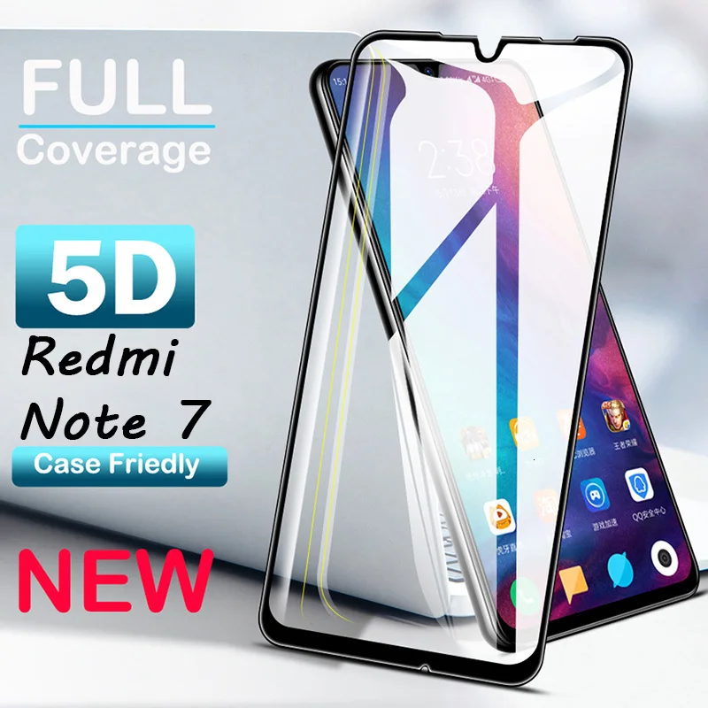 9D защита для экрана закаленное стекло Xiaomi Redmi Note 7 5 5A 6A Защитное Plus 6 Pro защитная
