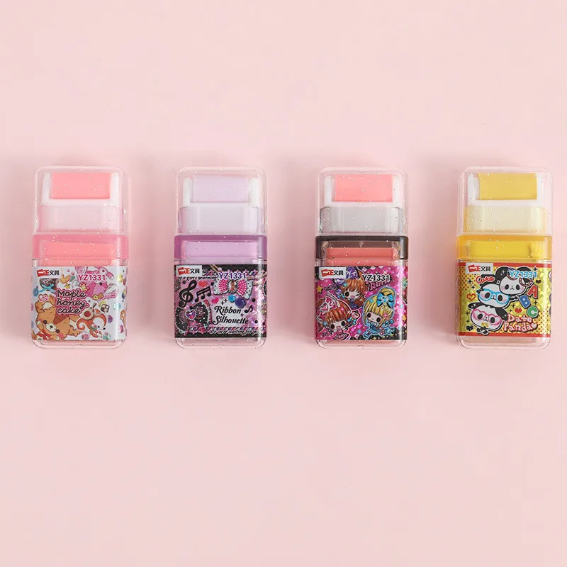 

Мультфильмы ролик милые резинки Канцтовары Kawaii свиток Wheell ластик портативный резиновый чистый офисный школьный Детский обучающий инструм...