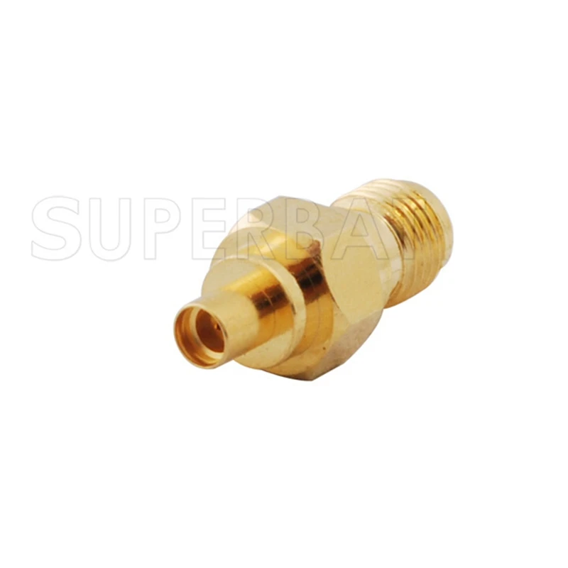 

Superbat SMA-MMCX адаптер SMA Jack к MMCX Female прямой Позолоченный разъем