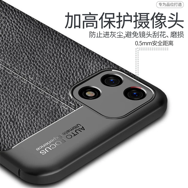 Cover For OPPO A16K Case For OPPO A16K Capas Back Shockproof Armor Bumper Luxury Soft TPU Leather For Fundas OPPO A16 A16K Cover