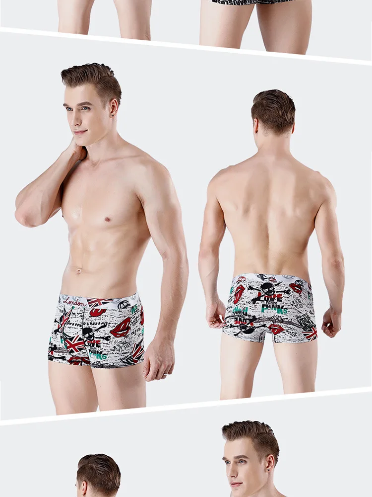 Трусы-боксеры из Ice Silk боксеры с изображением из мультфильма, Ethika Для мужчин нижнее белье Homme calecon шорты-боксеры мужские трусы-боксеры с принтом нижнее белье брюки BS 06