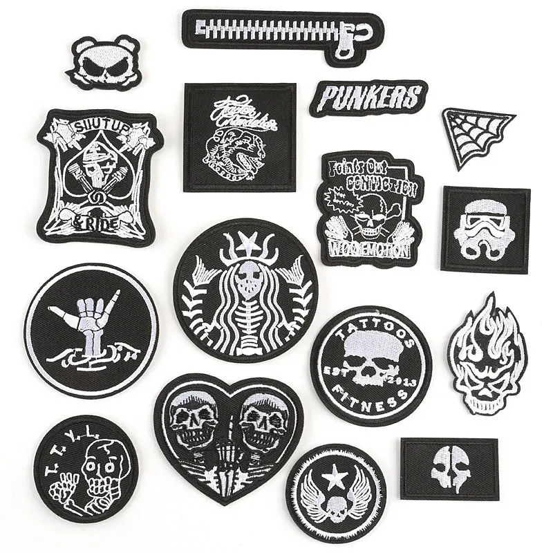 

Fashion English Embroidered Patches Alphabet Patch Stickers Badge Embroidery Cloth Stickers Custom Kids Friends Gift