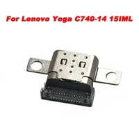 5pcs free shipping type c dc charging port power connector female socket for lenovo yoga c740 14 15iml laptop motherboard jack