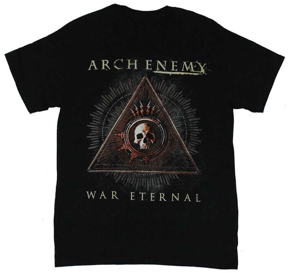 Arch Enemy Мужская футболка-War Eternal triangle Beaming Skull изображение лозунги индивидуальные