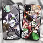 Чехол для телефона из закаленного стекла с аниме старшая школа мертвых для iPhone 11 Pro XR XS MAX 8X7 6S 6 Plus SE 2020 12 Pro Max Mini